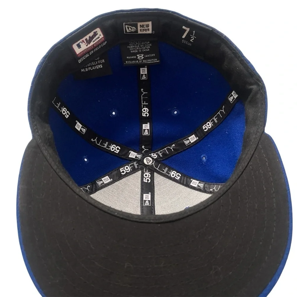 Chicago Cubs Official MLB Players On-Field Cap New Era 59FIFTY Size 7.5 Fitted